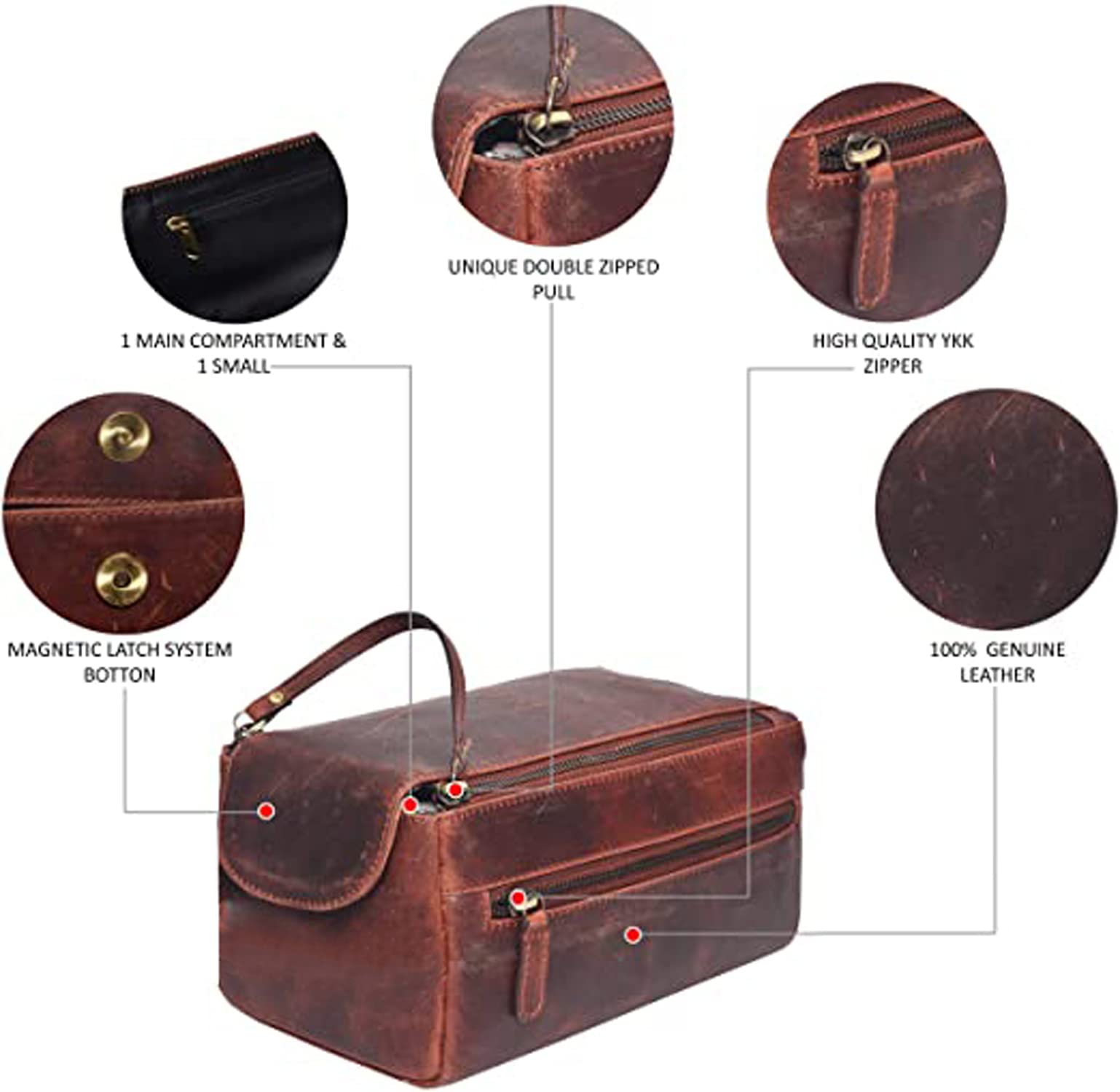 Amazon.in: LEADERACHI: Toiletry Bags