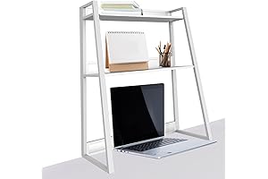 2-Tier Countertop Bookshelf: Declutter and Style Your Space