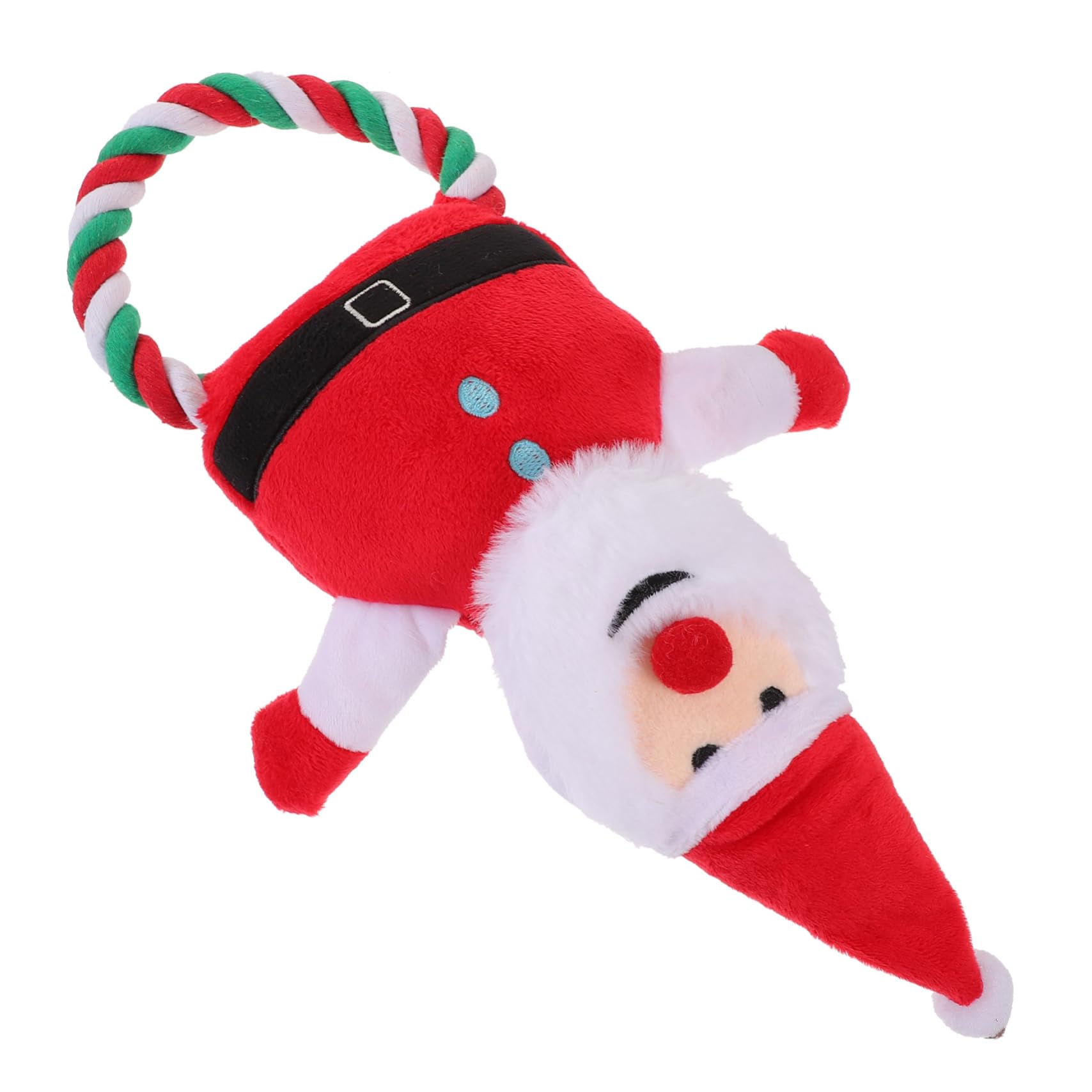 BESPORTBLE 5stücke Puppy Chew Toy Santa Claus Form Interaktives Spielzeug Für Hunde Quietschend Und Langlebig Für Weihnachten Fördert Das Kauen Intelligenz Von Haustieren