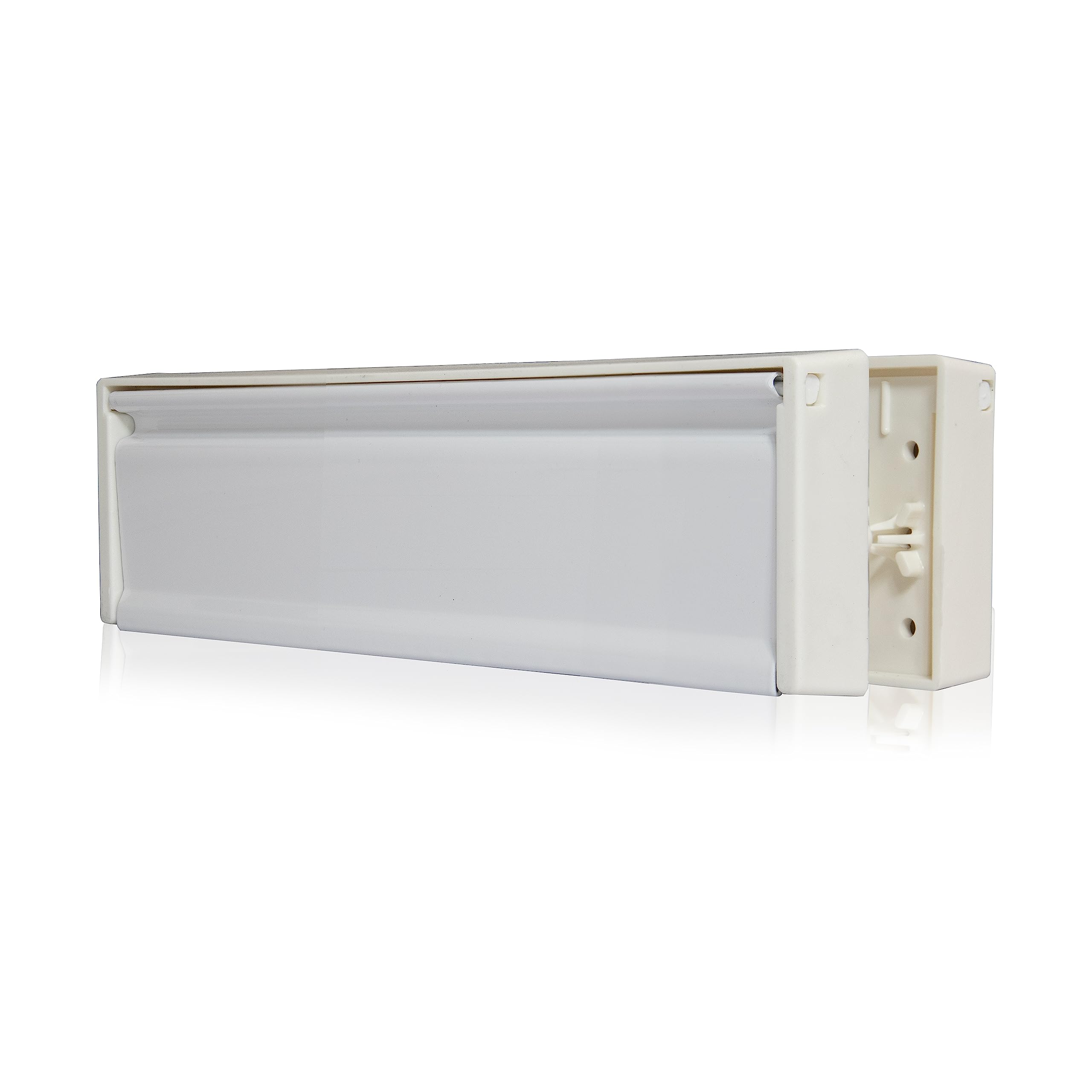 UAP Limited Uap Framemaster 12" White Aluminium Letterbox For Wooden Composite And Upvc Doors 40 To 80mm from B&Q