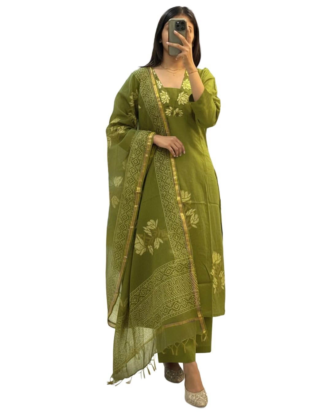 ANNI Designer Women's Rayon Viscose Straight fit Printed Embroidered Kurta with Pant & Dupatta | Ethnic Kurta Set for Women | Daily, Office & Festive Traditional