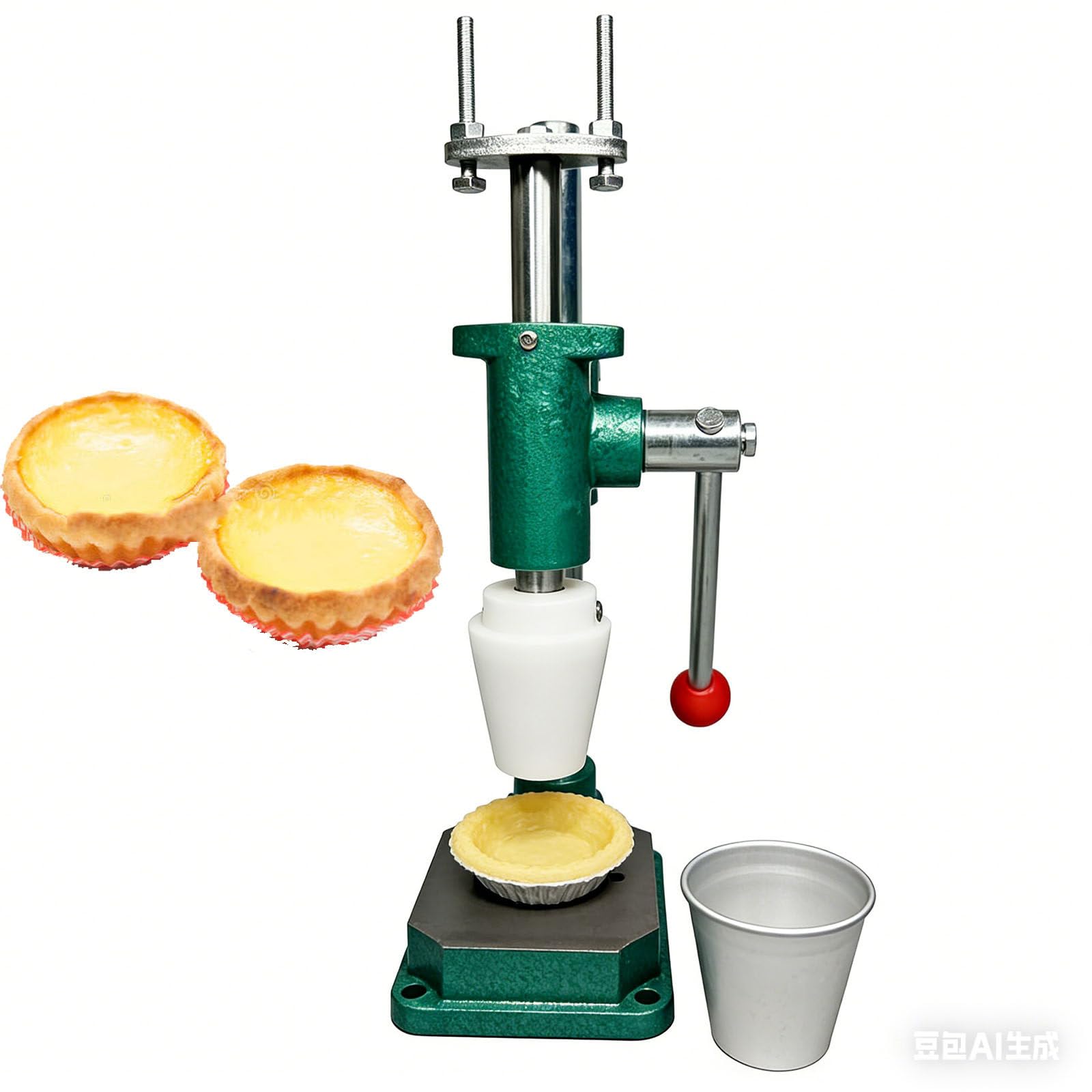 Pressa a mano per crostate, stampo antiaderente per crostate di crema pasticcera, mini strumento per la cottura a casa e cucine professionali