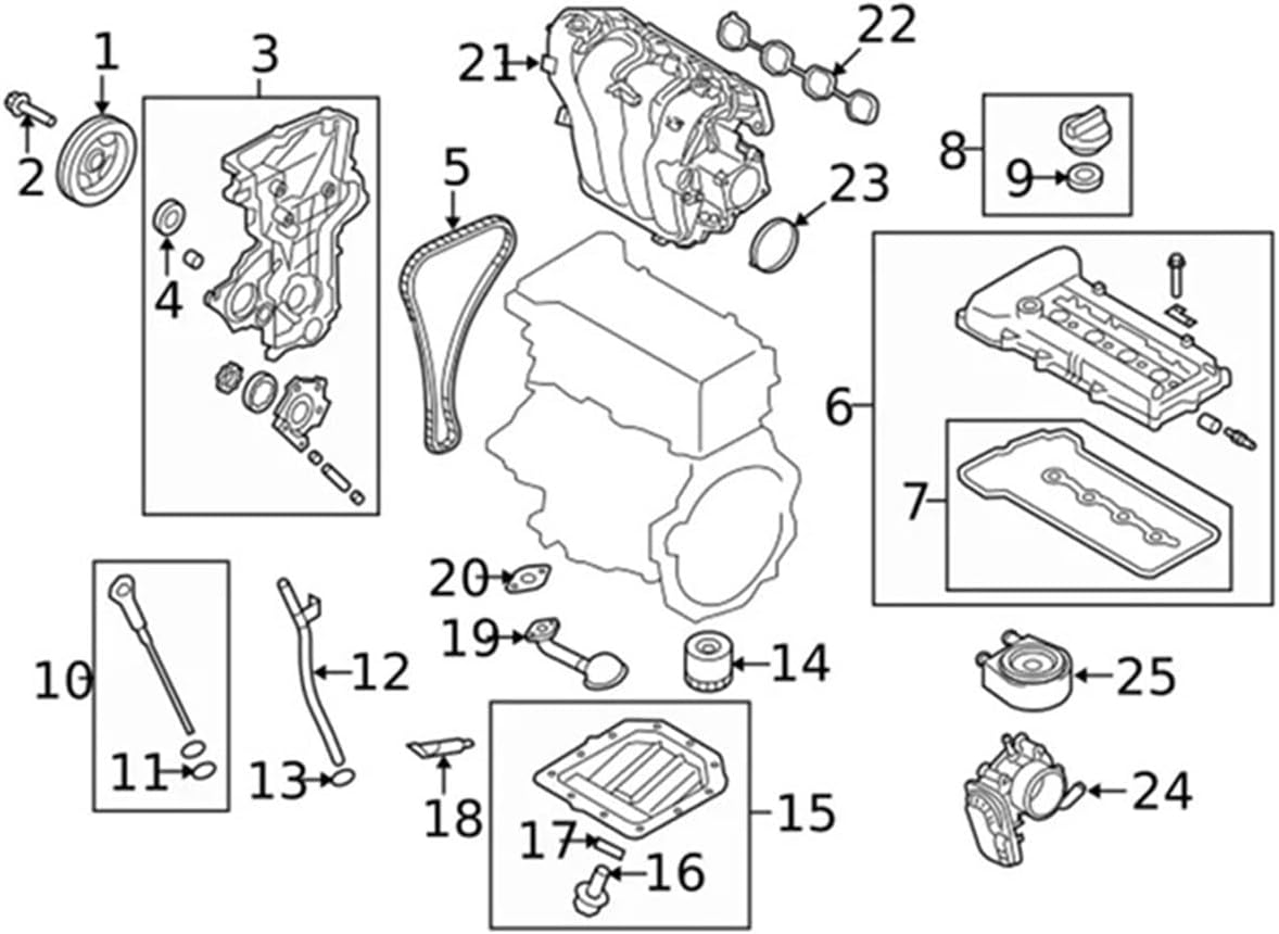 Throttle Assembly 35100-25410 Compatible With Hyundai Sonata Santa Fe Compatible With Kia Optima Sorento Throttle Body Valve 3510025410