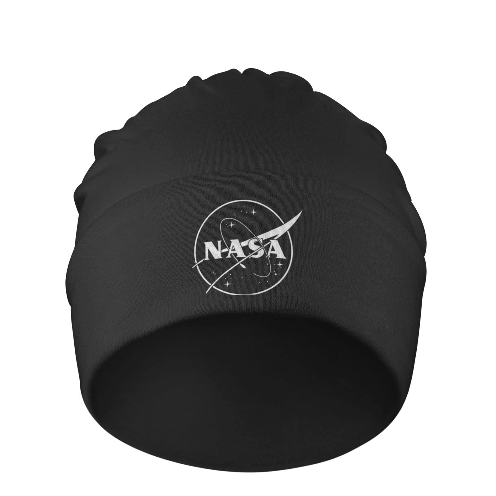 ONVOWONASA Black Slouchy Beanie Hat Mens Skull Sleep Cap Knit Sleeping Hat Headwear Head Wrap Cap for Men Women Hedging Hat