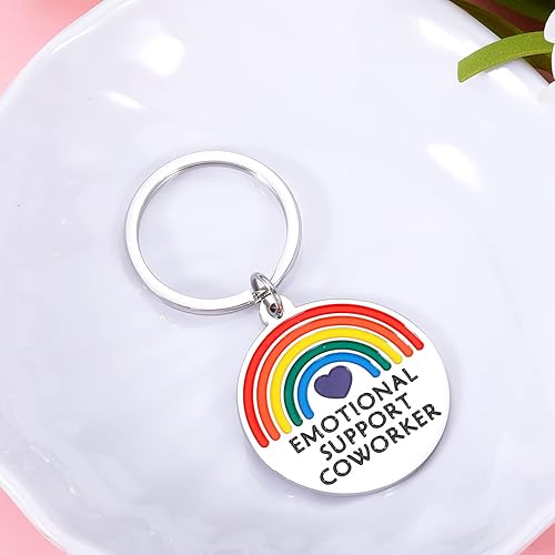 Miniatura 7 de XPENMULBOJA Regalos de despedida para compañeros de trabajo, regalos para mujeres y hombres, apoyo emocional, compañero de trabajo, llavero de San