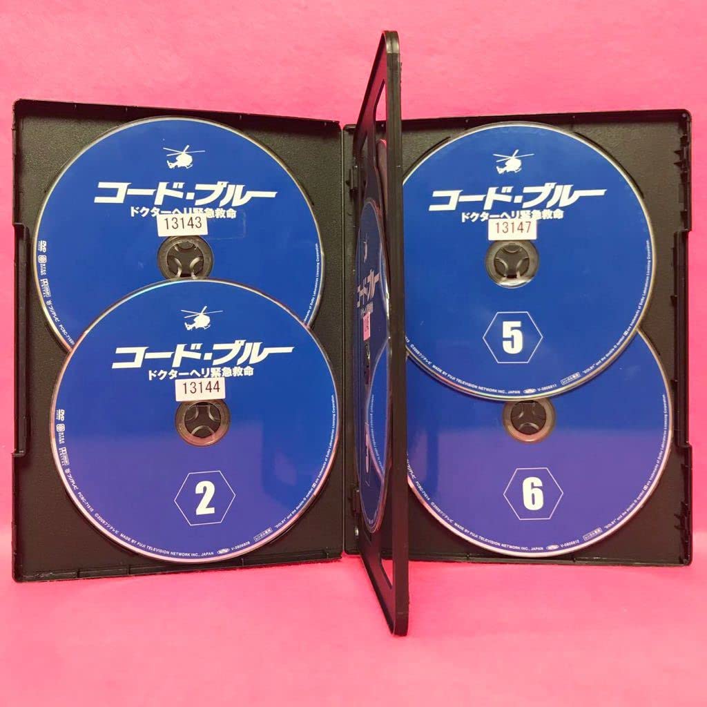 新品ケース交換済み　「コード・ブルー　ドクターヘリ緊急救命」DVD全６巻 Amazon.co.jp: ケース付き コード・ブルー ドクターヘリ緊急救命