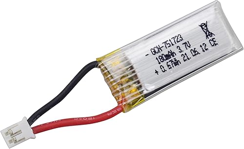 Miniatura 6 de sea jump Accesorios 5 unids 3.7 V 180 mAh batería de litio con cargador 5in1 para A20 A20W aviones de cuatro ejes Control remoto helicóptero piezas