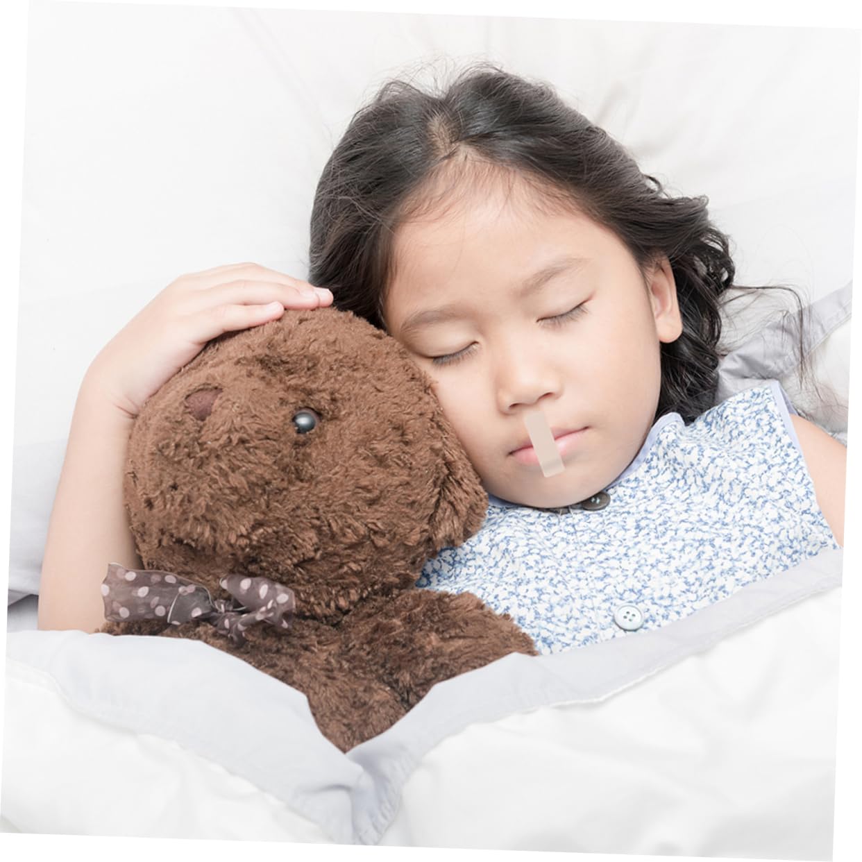 2 Series Ronquidos Parche Para Respirar Por La Boca Tira De Dormir Para Pequeños Parche Corrector Respiratorio Parche En La Boca Gel De Sílice 2 Paquetes*2