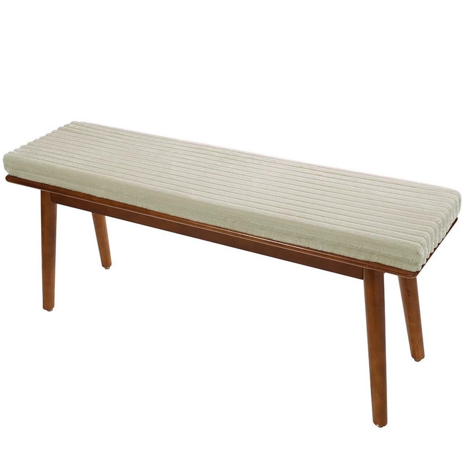 Coussin banc assise antidérapante haute densité velours dehoussable