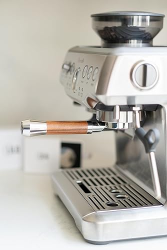 Miniatura 6 de Portafiltro de 3 orejas sin fondo de 2.126 in  Compatible con máquinas Breville de 2.126 in  Mango estable (Barcino Fusion, 2.126 in Breville)