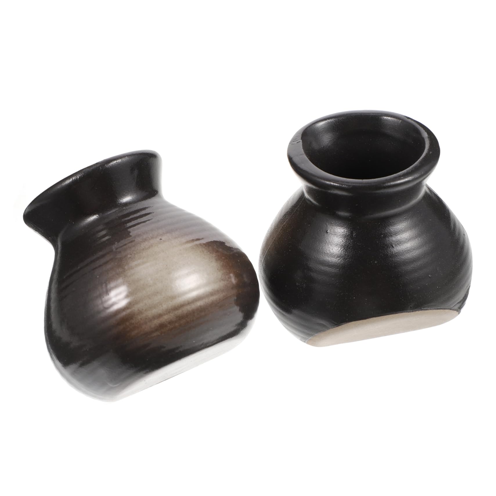 COLLBATH 2Pcs Sashimi Dry Ice Cups Bowls for Table Decor for Home Kitchen Hotel Restaurant Use Design for Japanese Cuisine