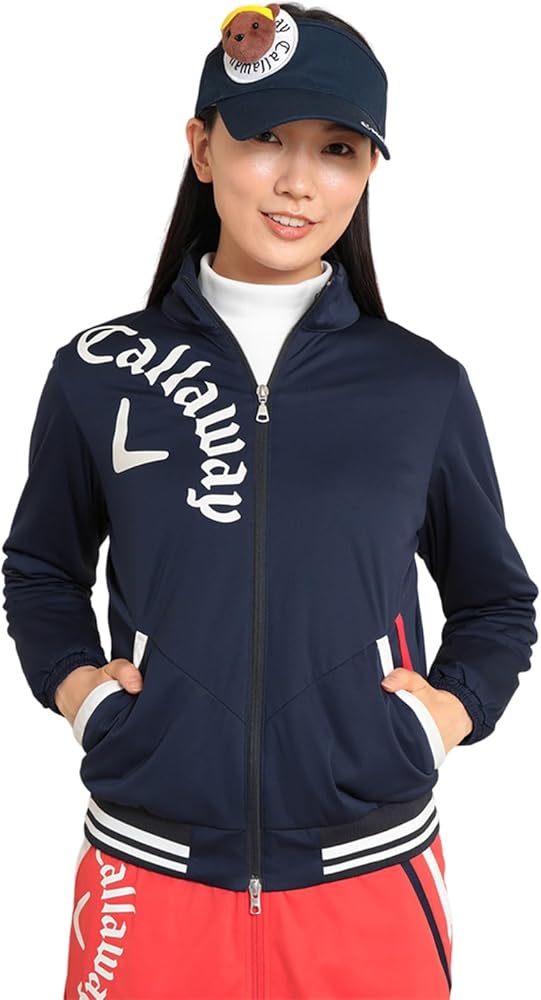 Amazon | [キャロウェイ] レディース 撥水 フルジップブルゾン (スター