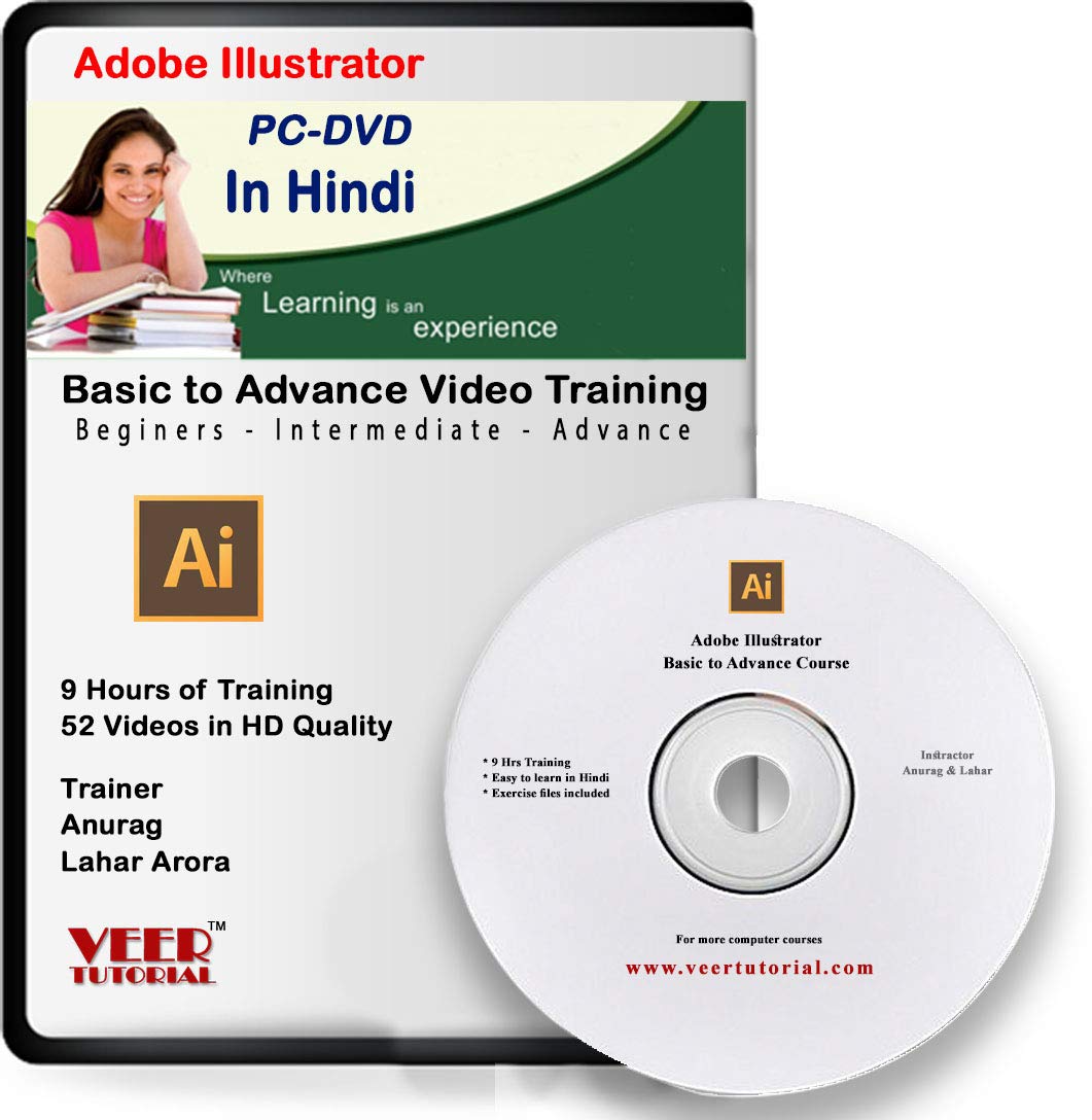 Veer Tutorial Adobe Illustrator Video Training (1 DVD, 8 Hrs) in Hindi