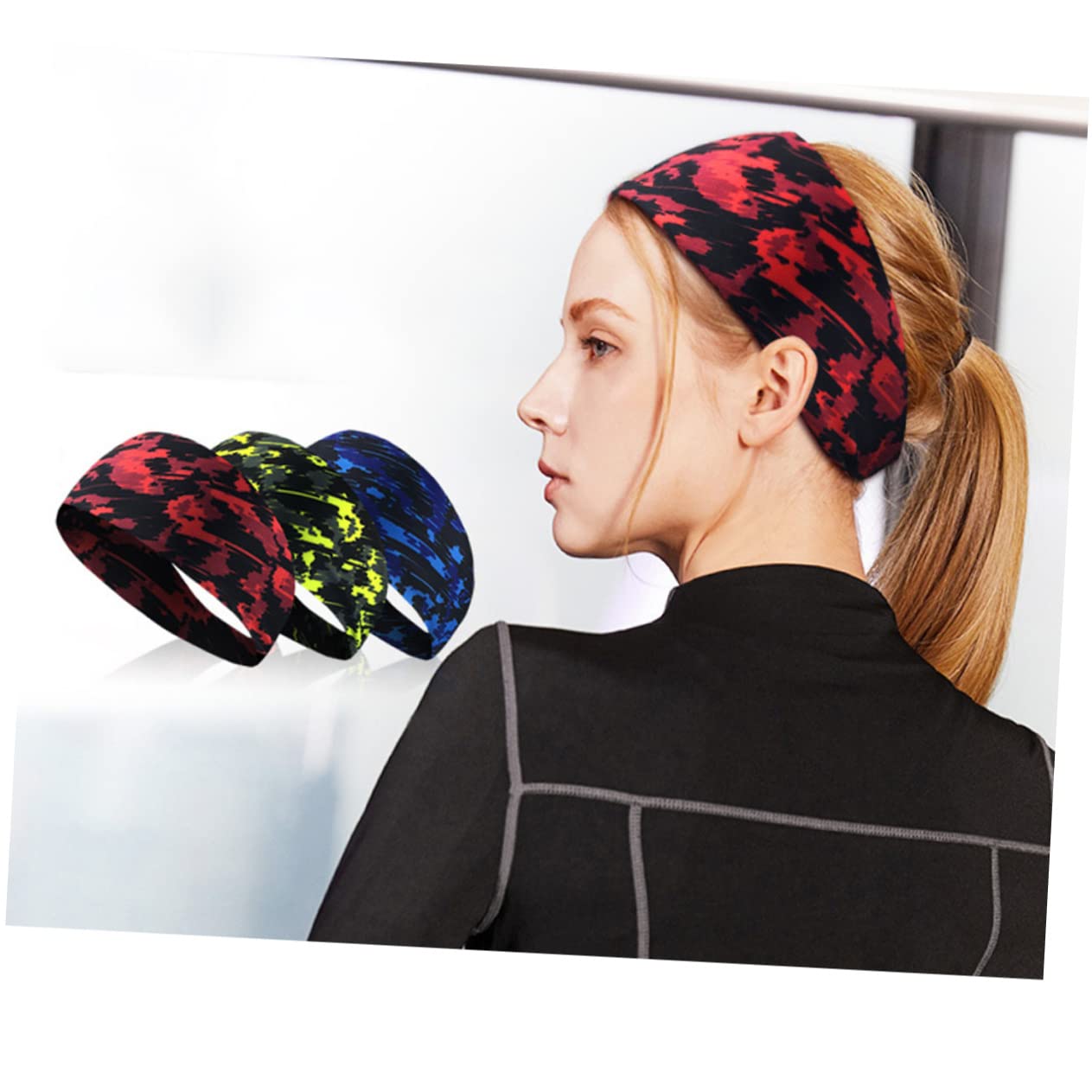 BESPORTBLE 6 Stück Herren-Stirnband Kopfwickel Für Männer Bandana Für Männer Stirnbänder Für Männer Elastisches Haarband Fußball-Stirnbänder Sport-Haarband Stirnbänder Für Yoga