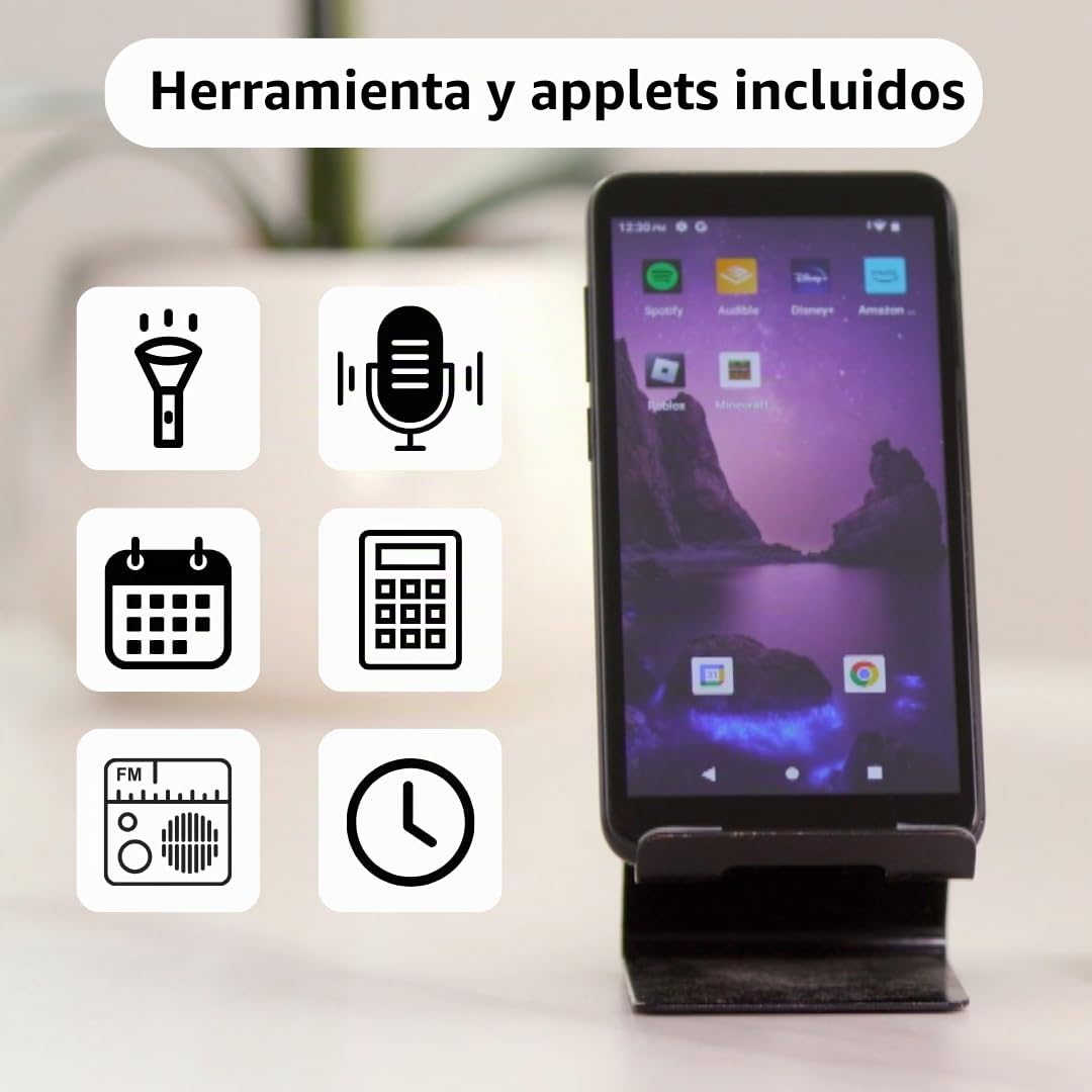 G-MEE Play Pro-64GB Android 12 Smartplayer, Reproductor MP3/Reproductor Spotify/Reproductor MP4 y más con Bluetooth y Wi-Fi, Dispositivo Seguro para niños con Controles Parentales