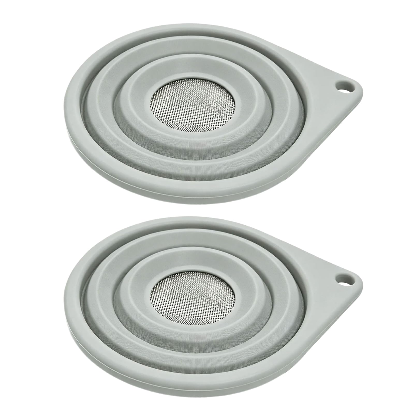MALSSE Silicone Funnel Strainer Excellent for Coffee Preparation Tea Steeping and Baking Fine Net Tea Coffee Filter