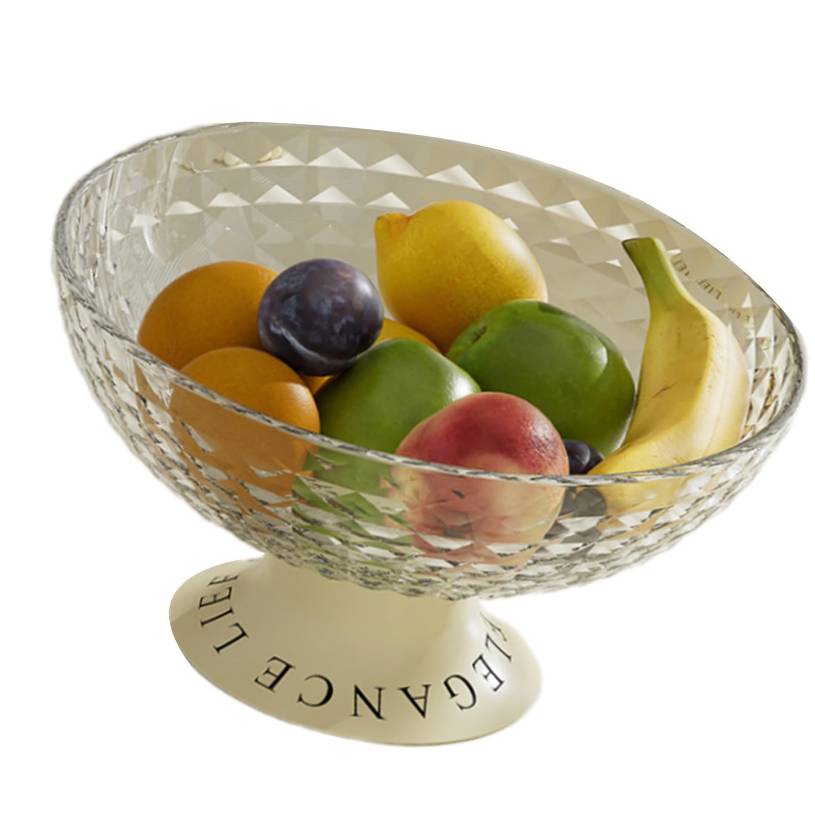 Table Candy Snacks Tray Snacks Serving Plate Dried Fruit Plate Simple Round Dessert Tray for Home Living Room Coffee Table Candy