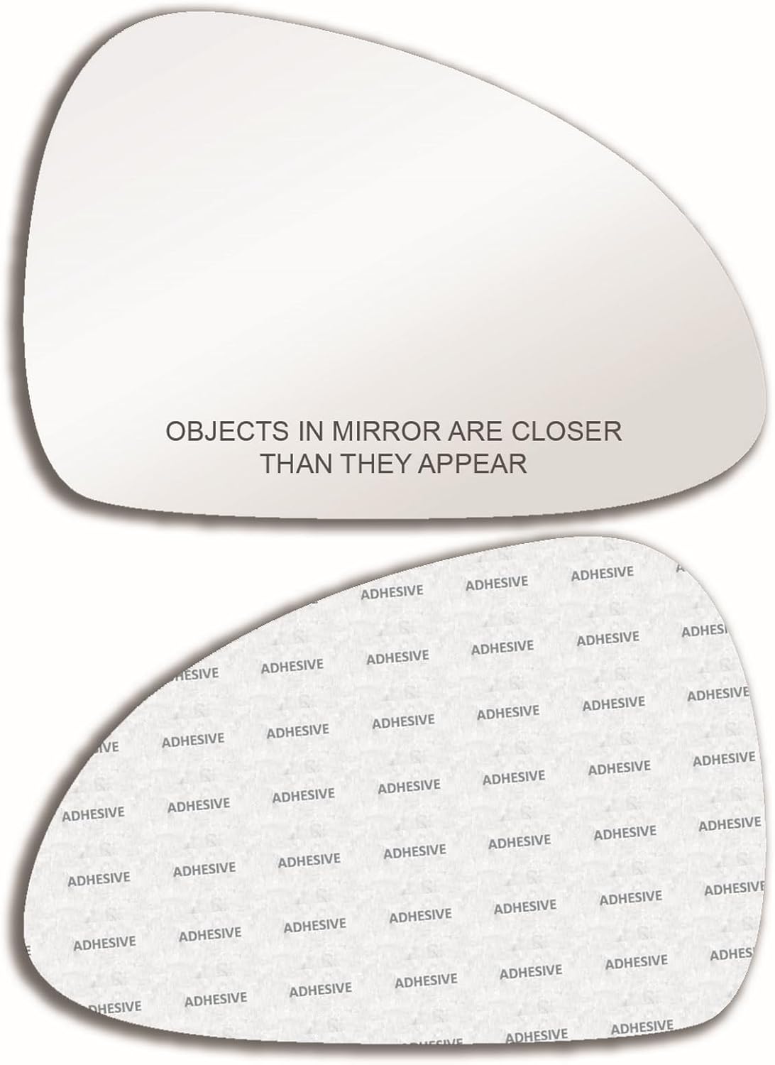 New Replacement Mirror Glass with FULL SIZE ADHESIVE for Porsche 911 Porsche Boxster Passenger Side View Right RH