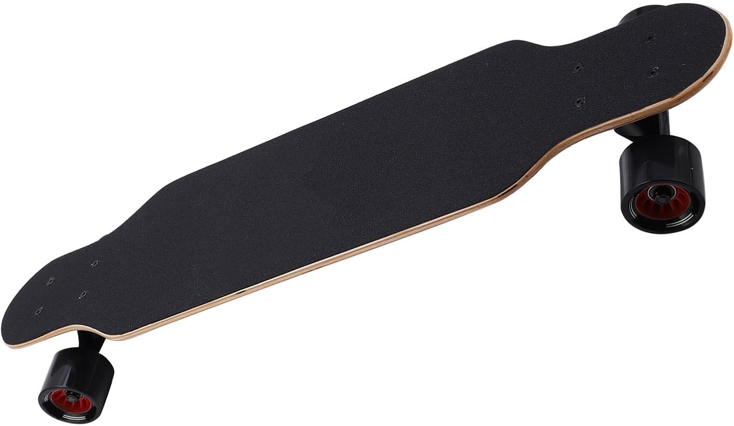 Professional 8 Layer Maple Longboard Skateboard, ABEC 9 Purple Cover Bearings with HR 95 High Elastic, Widened 70mm Wheels for Adults