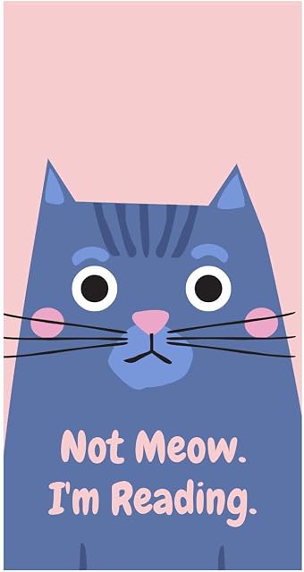 Readerly Magnetic 'Not Meow I'm Reading' Cat Bookmark - Gift for Book Lovers