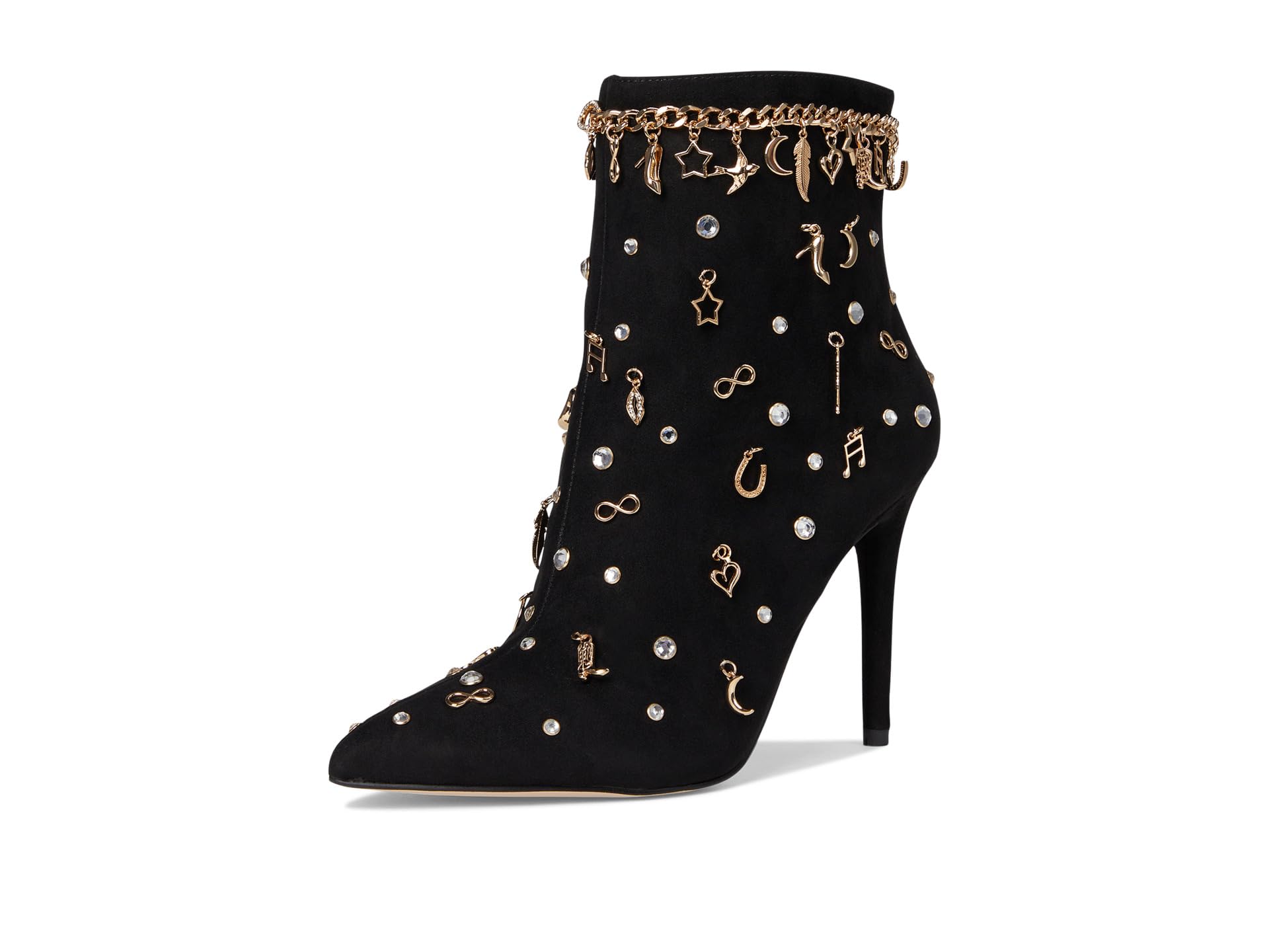 Jessica Simpson Womens Lupire Charm Bootie Ankle Boot