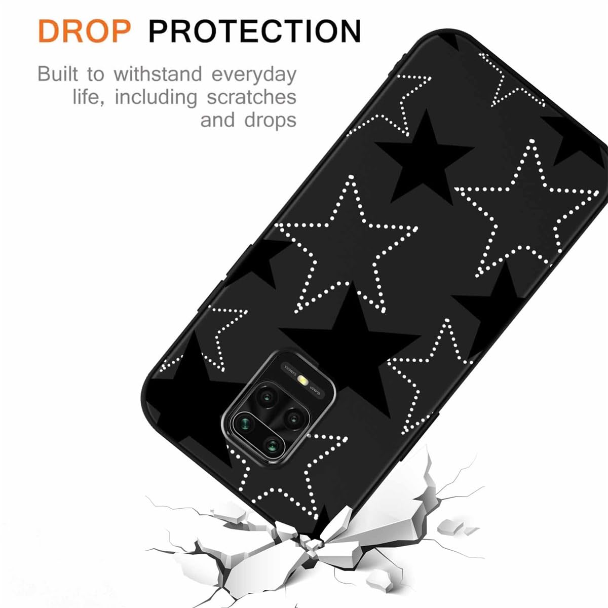 Yoedge 2 Pezzi per Xiaomi Redmi Note 9 Pro/Note 9 Pro Max Cover