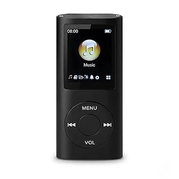 Drumstone (𝐒𝐩𝐞𝐜𝐢𝐚𝐥 𝟏𝟓 𝐘𝐞𝐚𝐫𝐬 𝐖𝐚𝐫𝐫𝐚𝐧𝐭𝐲) MP3 MP4 Digital Player with 1.8 Inch LCD Screen, Lossless Sound & SD Card Support, Portable Music and Video Player for Travel Workout Study