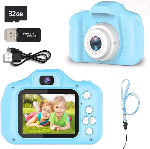 Miniatura 1 de Uyeyuy Cámara selfie para niños, regalos de cumpleaños de Navidad para niños, cámaras de video digitales HD para niños pequeños, buenos juguetes