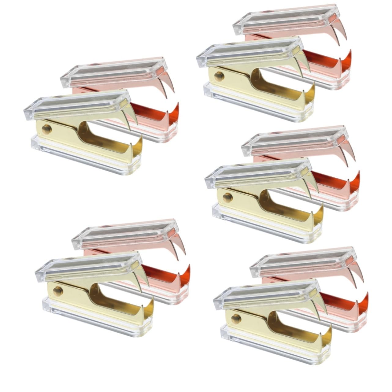 DOITOOL 5 Set Rimozione Graffette Portatile Levapunti Con Design Elegante Per Ufficio E Casa Ergonomico E Facile Usare 2 Pezzi * 5