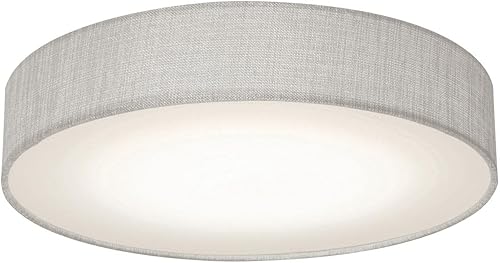 Miniatura 8 de Aspect ALDF1525LAJD1GY Ashland LED montaje empotrado, 15 pulgadas, lino gris