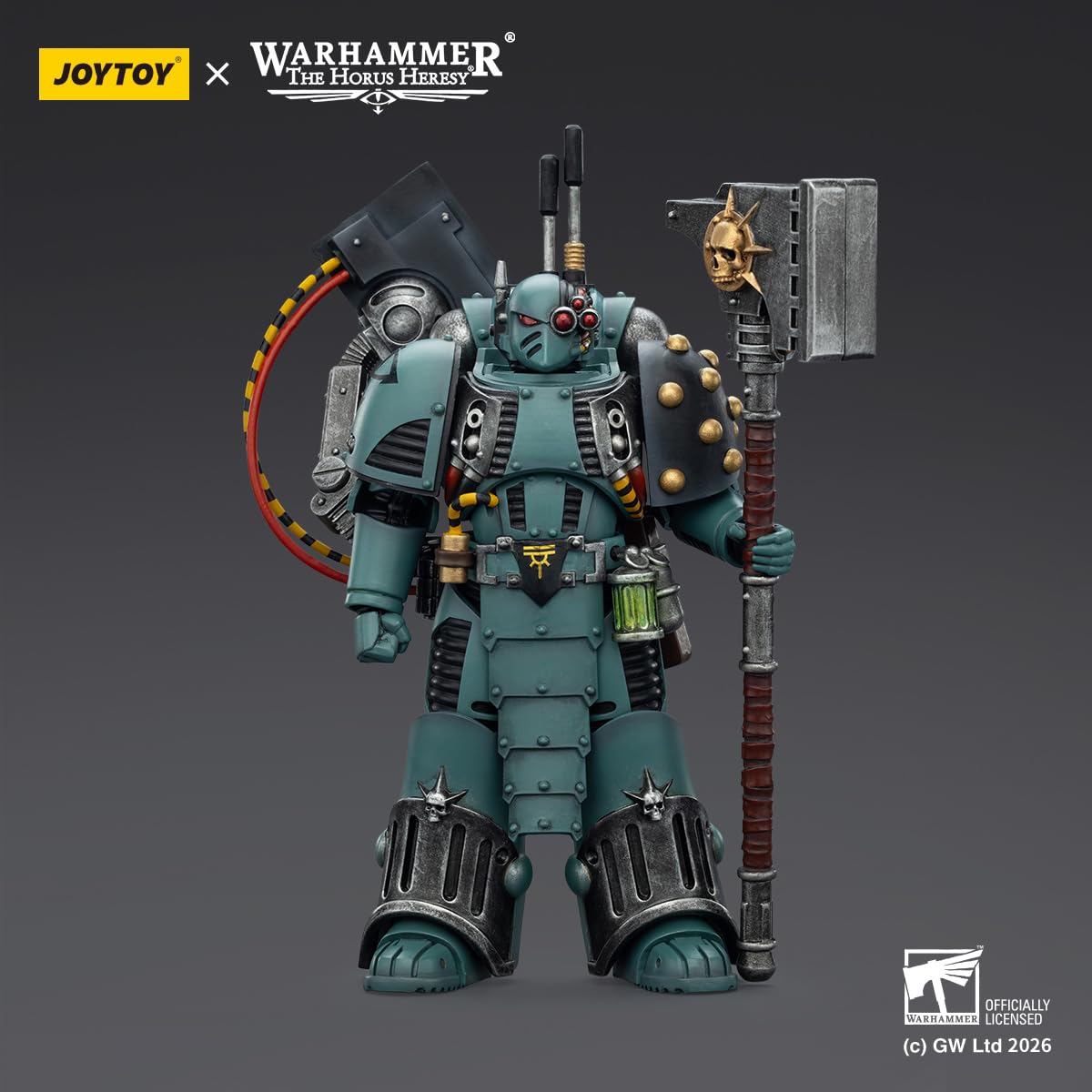 TOYVERSE JOYTOY Warhammer The Horus Heresy 1/18 Sons of Horus Siege Breaker Action Figure 12,3 cm 26 punti di articolazione estremamente mobile con parti intercambiabili, modello da collezione per