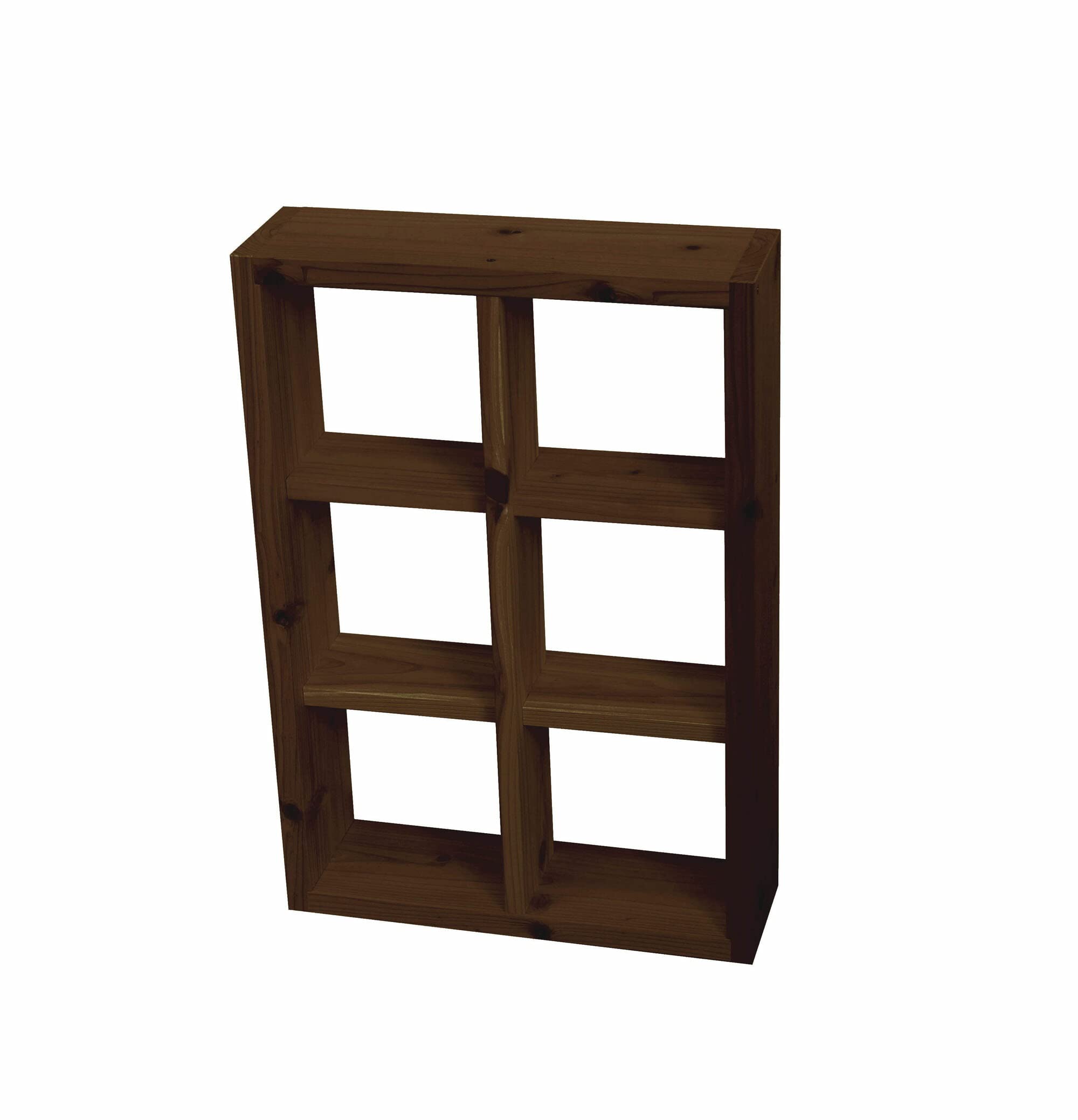 Amazon.co.jp: WOODPRO 格子ラック 200型(内寸20cm) 2×3 幅47.5cm×奥行