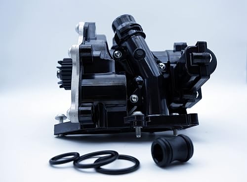 Miniatura 1 de Compatible con motor de coche EA888 3RD GEN bomba de agua con termalstato para VW AUDI SKODA SEAT, reemplaza 06L121111H, 06L121111G, 06L121012A,
