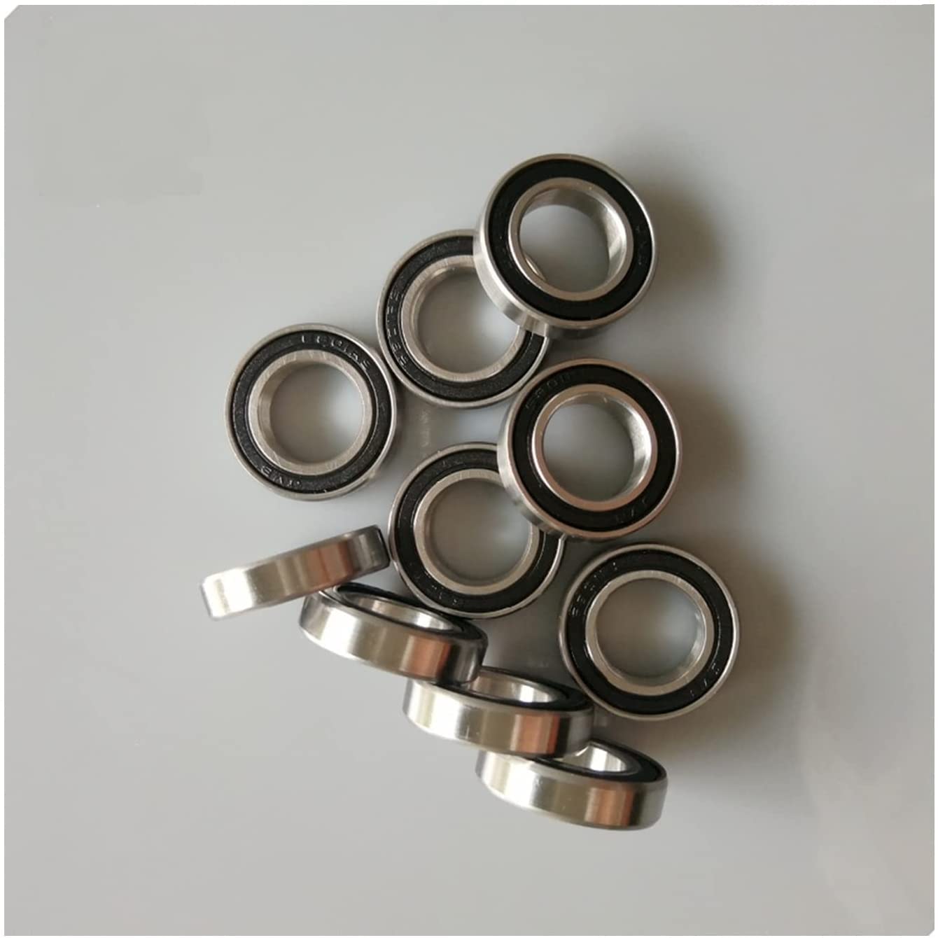 689RS S689RS S689-2RS Rodamientos de Bolas 9x17x5 mm Rodamiento cerámica híbrido Acero Inoxidable ABEC-7 con engrasado(4Pcs)