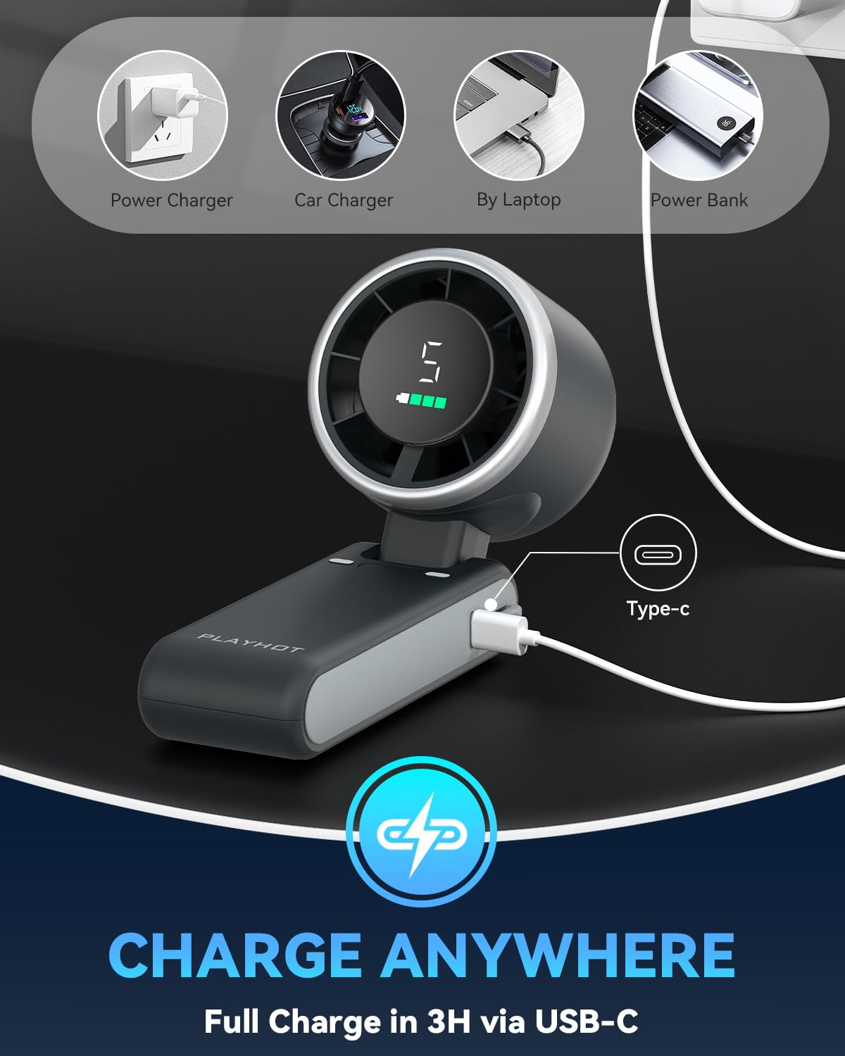 Portable Handheld Turbo Fan H478