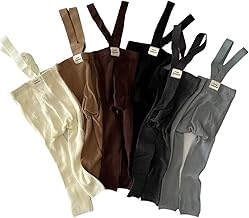 Suspender Leggings, Kids, Baby, Girls, Boys, Crosses, Overalls, Pants, Ribbed, Baby Cotton, 23.6 inches (60 cm), 27.6 inches (80 cm), 35.4 inches (90 cm), Children's Clothing, Spring, Summer, Autumn