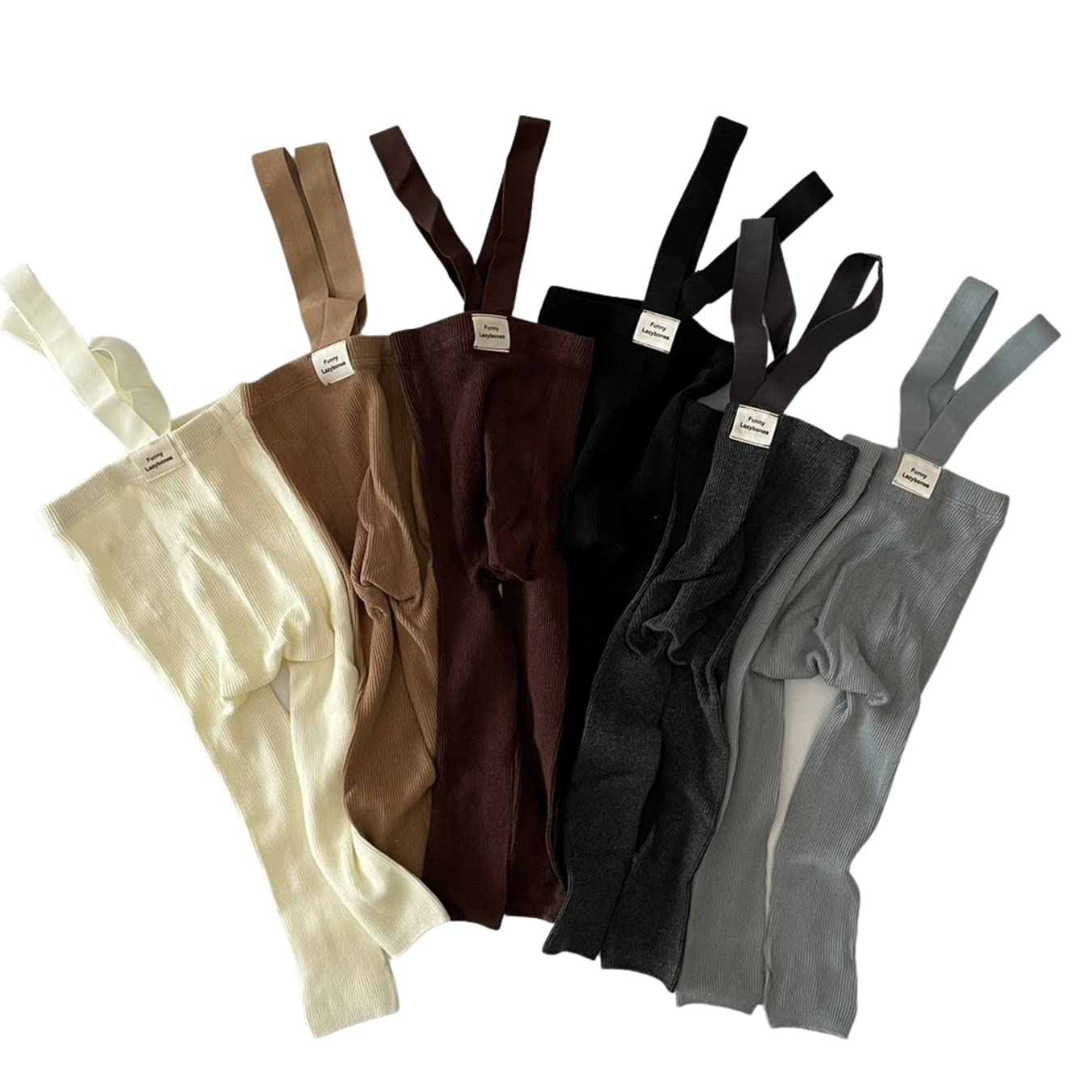 サスペンダー レギンス キッズ ベビー 女の子 男の子 suspender leggings クロス サロペット パンツ リブ 赤ちゃん コットン 60cm 70cm 80cm 90cm 子供服 春 夏 秋