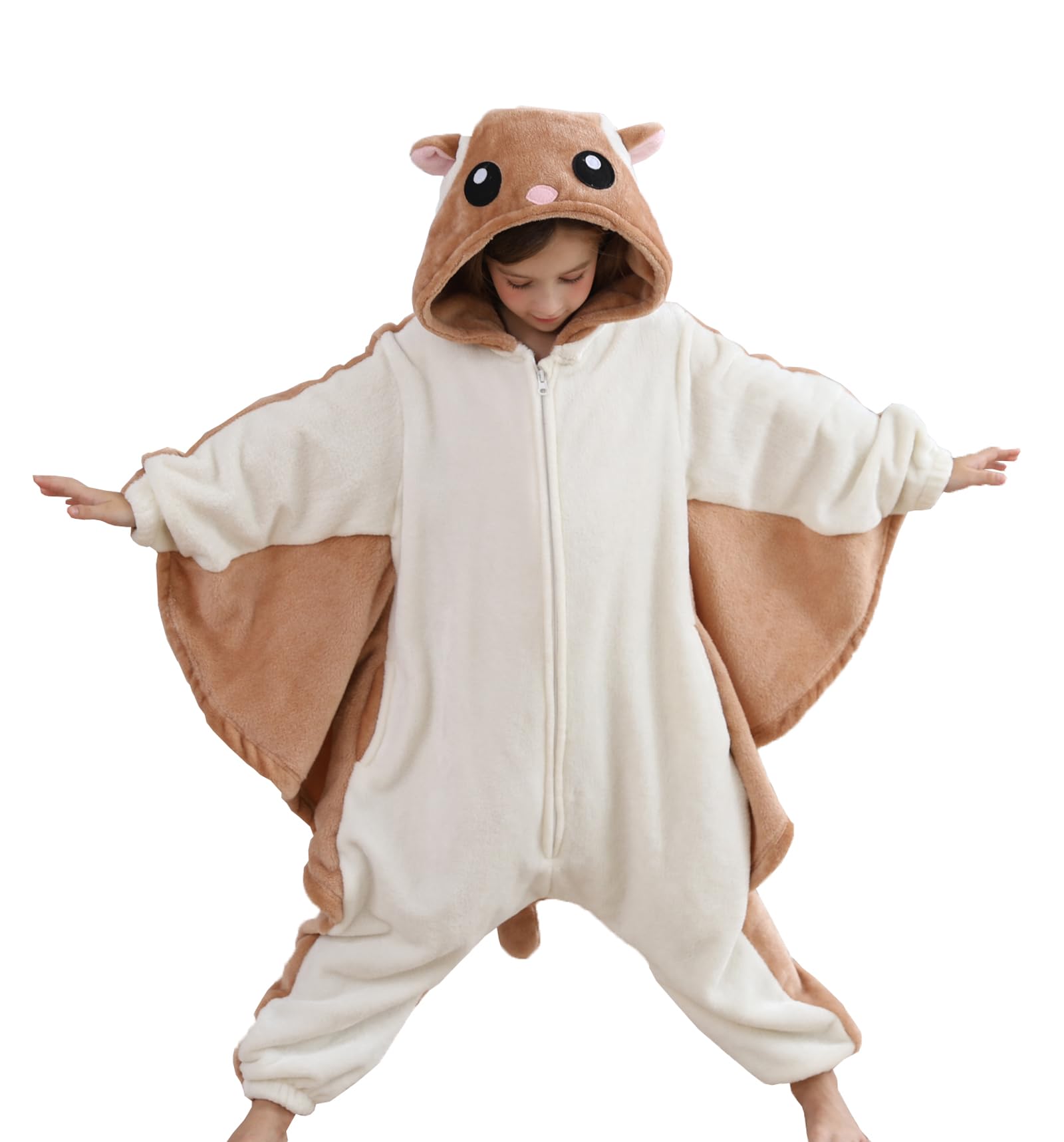 ATOZ Fleece Animal Onesie Halloween Costume for Kids