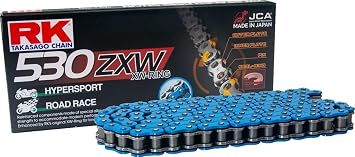 RK Racing Chain BB530ZXW-150 Blue 150 Link XW-Ring Premium High Performance Chain with Connecting Link