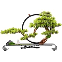 Artificial Tree, Home Decor, Gift, Real Fake Bonsai Tree, LED Light, Indoor, Plant, Living Entrance Office, Bonsai gyro