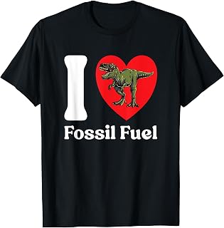 I Love Fossil Fuel Funny Car Guys Drag Racing Diesel Trucks T-Shirt
