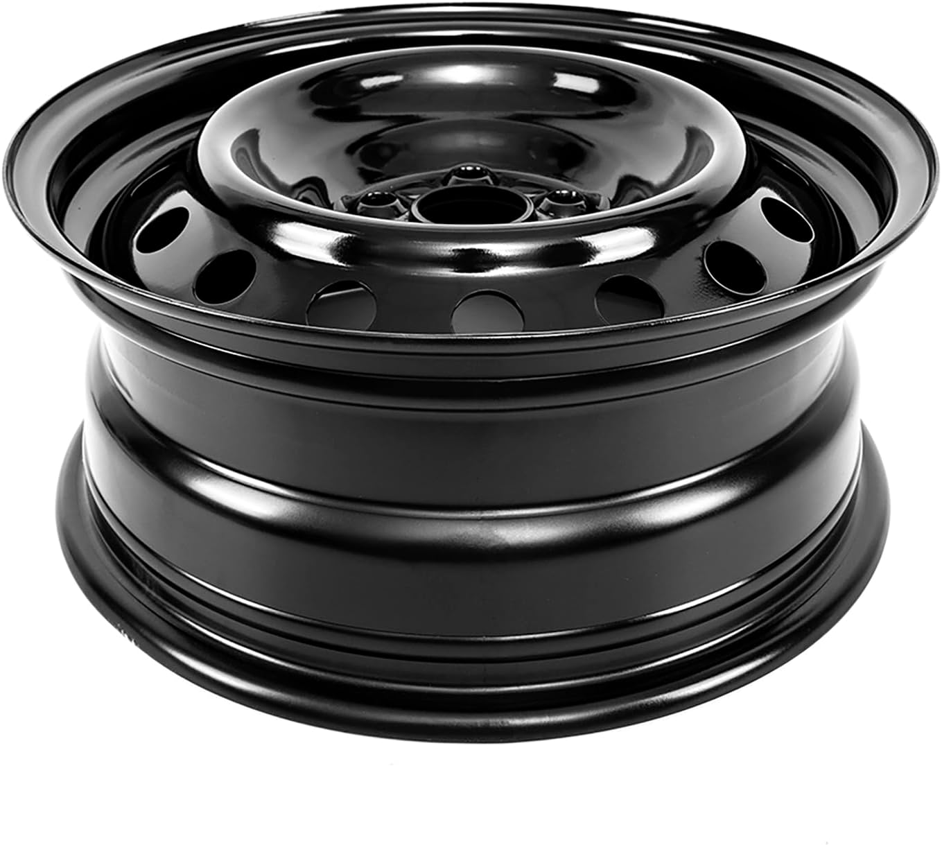 New 16 inch rim for 2009-2019 Toyota Corolla Matrix Factory Steel wheel Painted Black Rim - OE Direct Replacement 16x6.5" set of 1