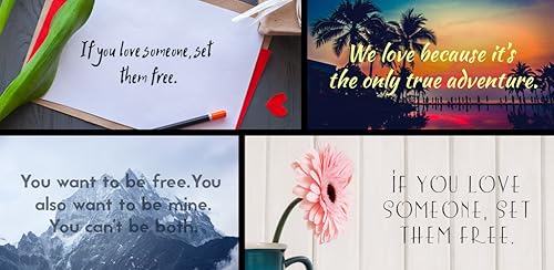 Inspirational Quote Designer - Artistic Picture Decorating