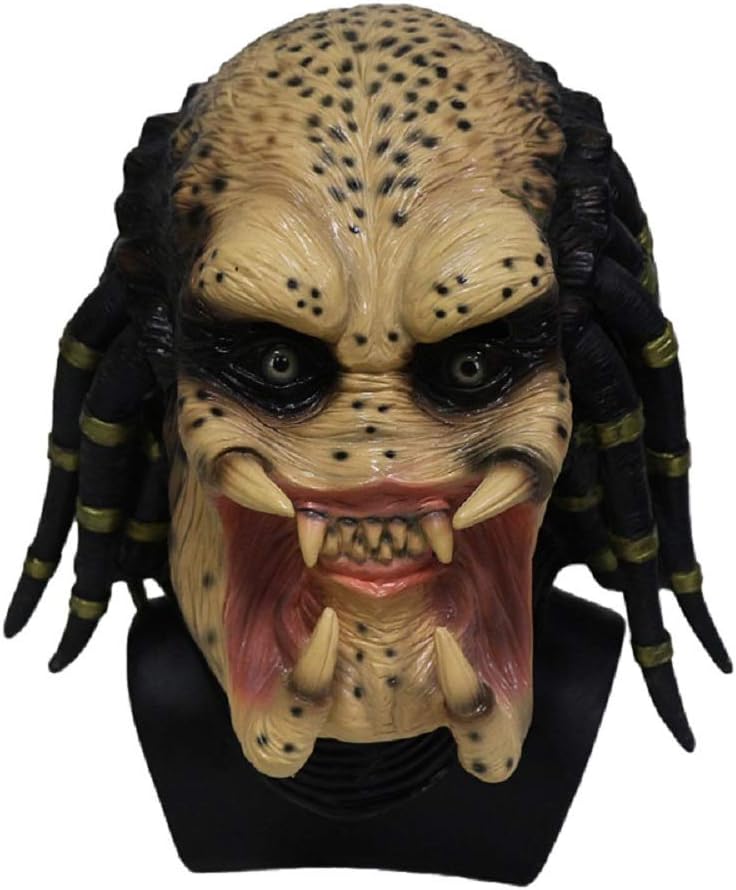 Alien Skeleton Predator Cosplay Martian Scary Latex Halloween Mask