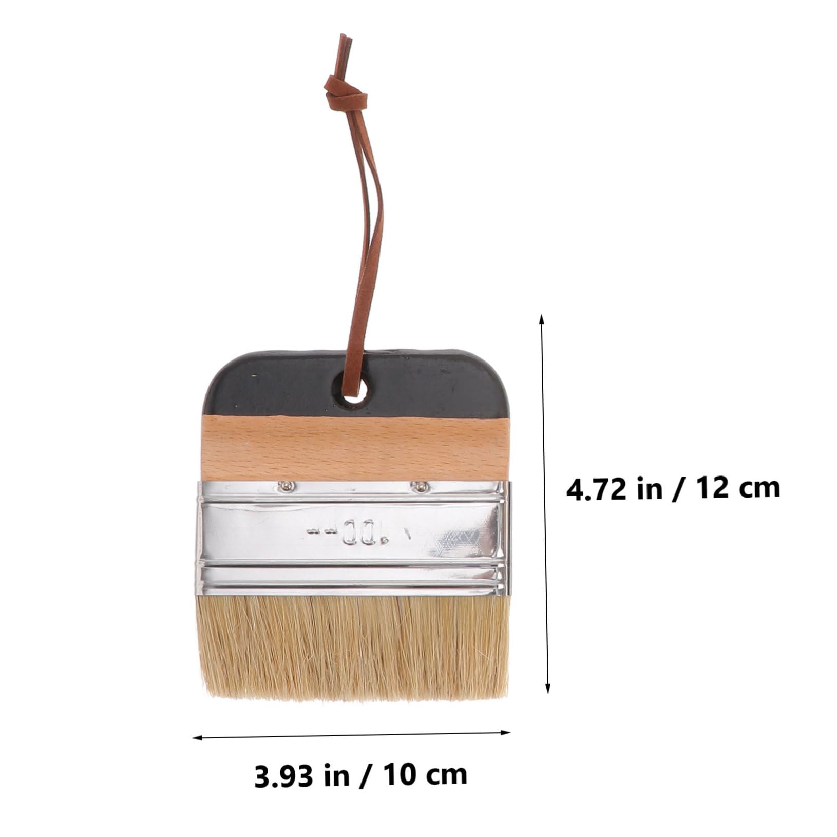 Anneome Juego de 5 Pinceles de Cerdas de Jabalí para Pintar Tiza Barniz Y Pintura Acrílica para Decoración Artística del Hogar