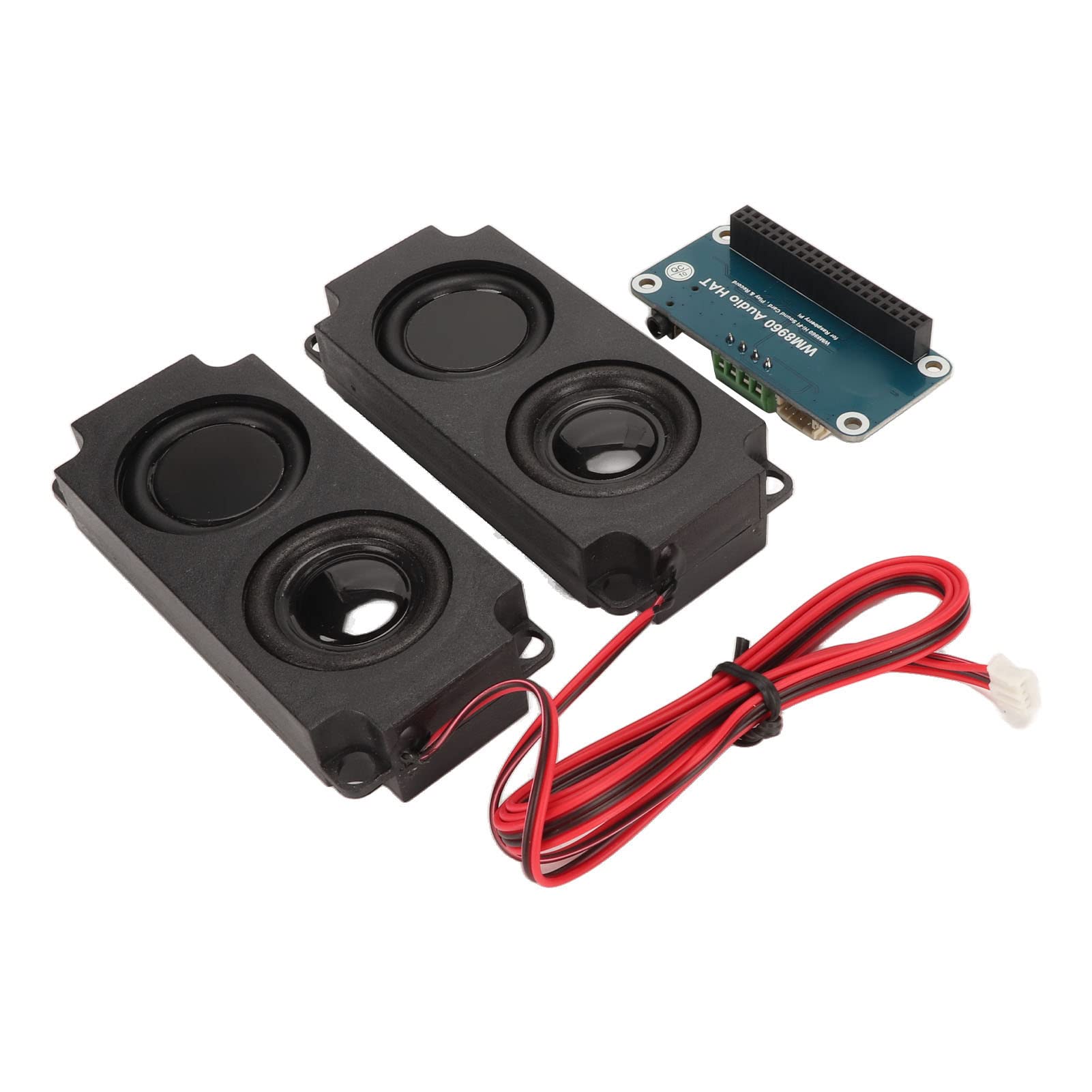 Cryfokt Tarjeta de Sonido HiFi WM8960 Módulo Hat de con Interfaz I2S, Compatible con Grabación Estéreo, Relación Señal-Ruido ADC de 94 DB, Audiófilos y Entusiastas de la Música