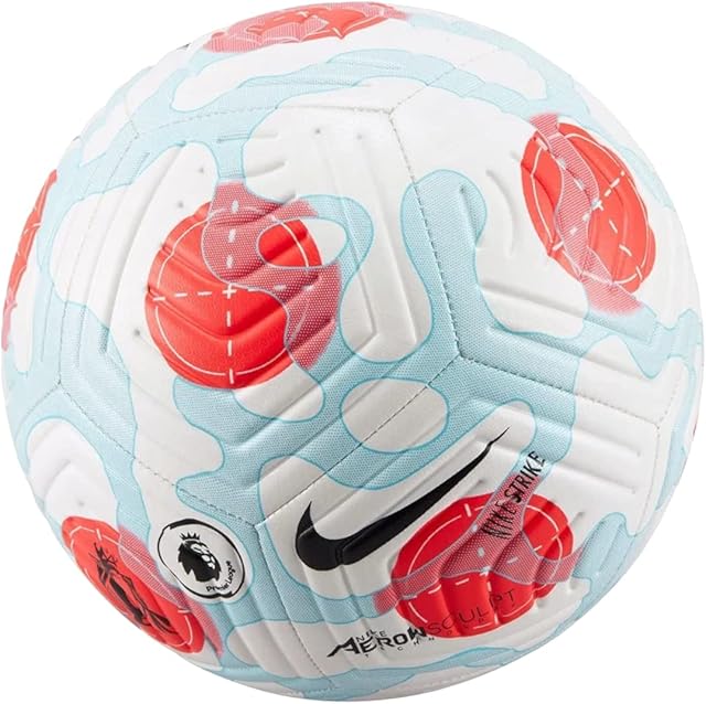Nike Strike Premier League Football Ball White/Baltic Blue