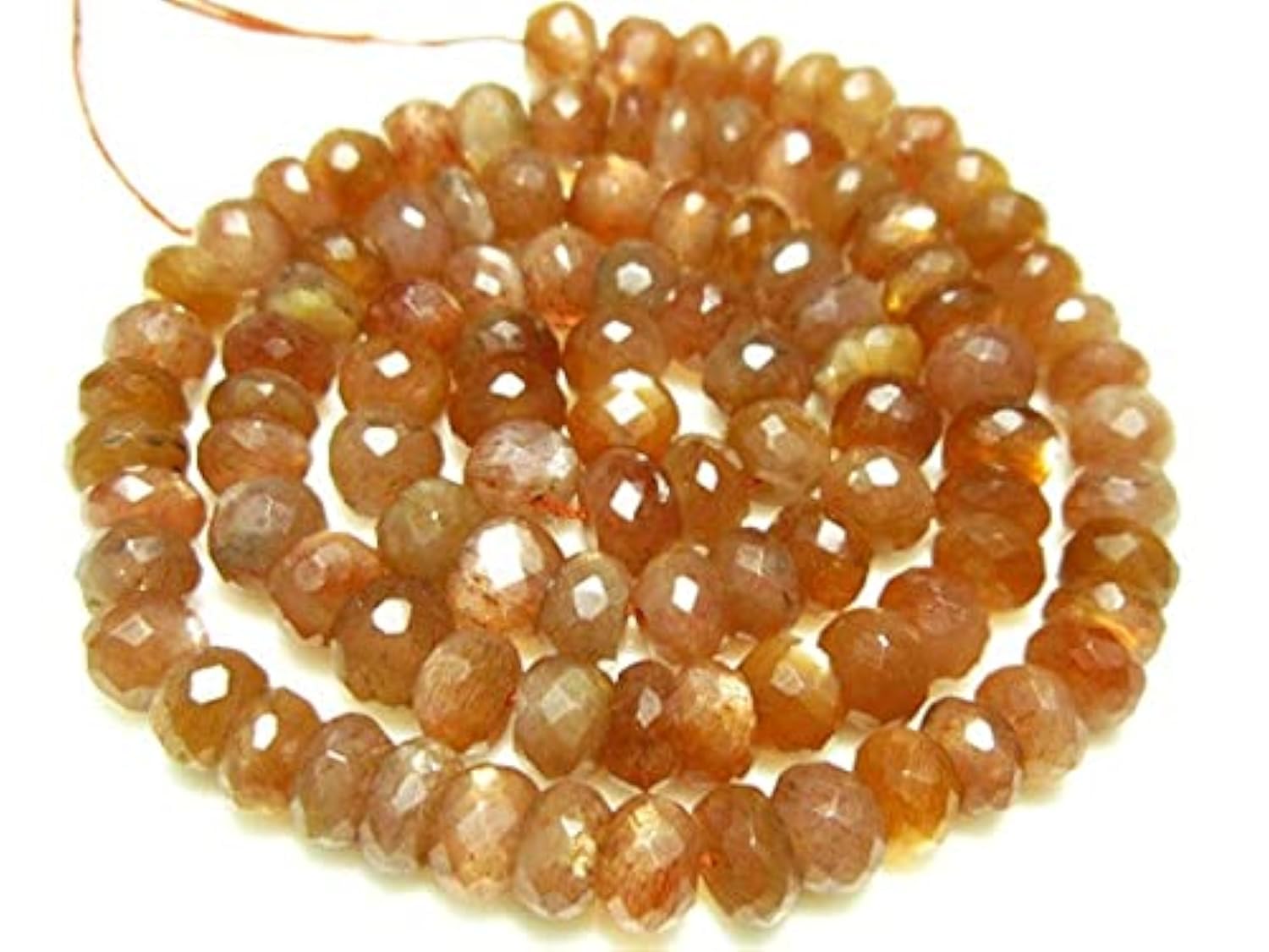 Pierre de soleil facettée 5mm LKBEADS : créez des bijoux lumineux faits main
