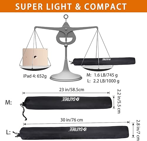 Miniatura 3 de G4Free Mesa plegable portátil ultraligera para acampar, mesas enrollables compactas con bolsa de transporte para acampar al aire libre, senderismo,