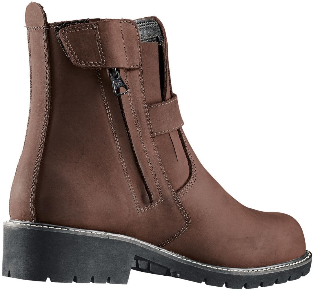 Held Nashville II Motorradstiefel kurz braun 42 | Lederkonstruktion